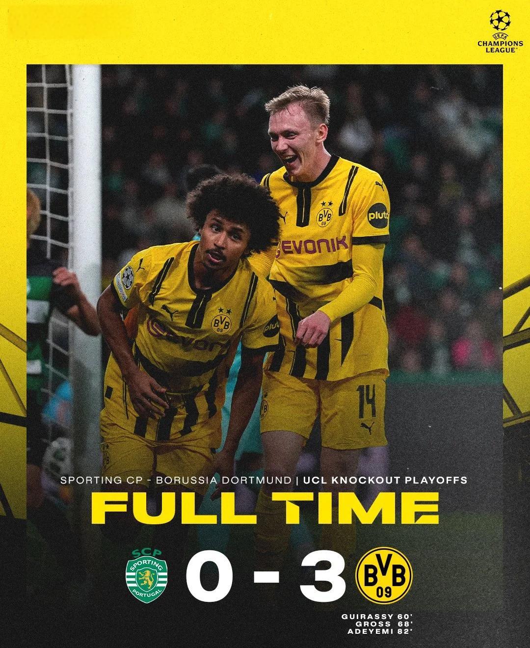 多特蒙德战胜对手，实现三连胜